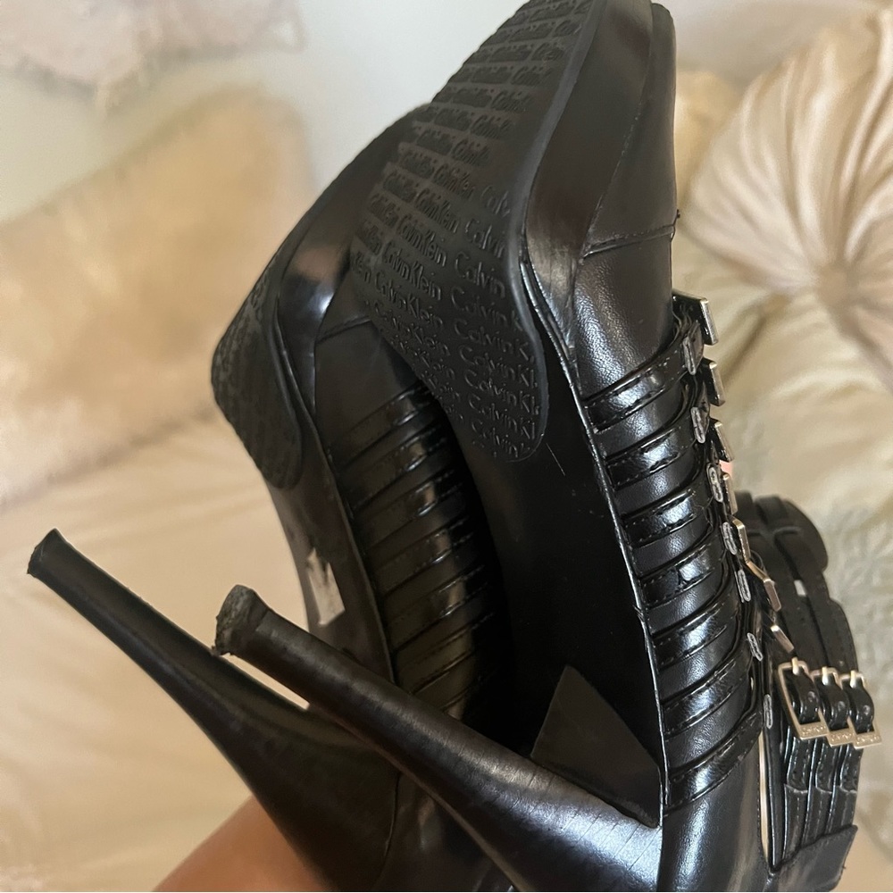 Calvin Klein Black Heels - Picture 3 of 5